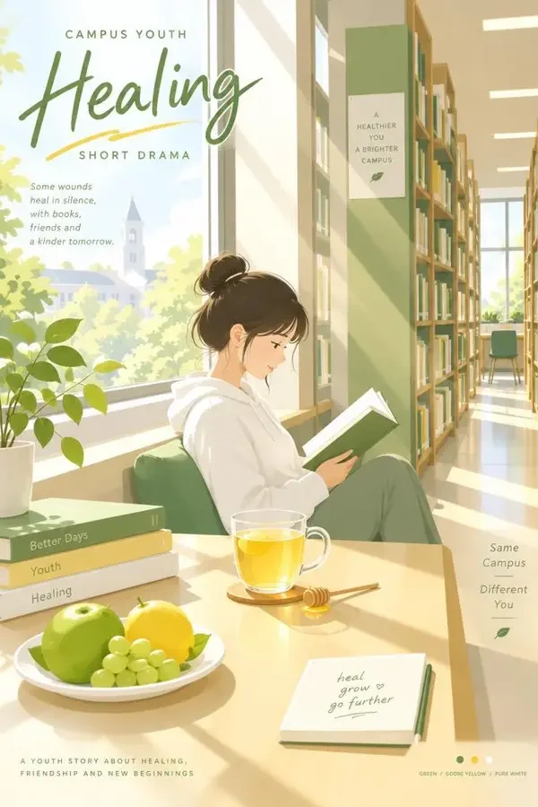 图书馆的第三排 - 番茄短剧 图书馆的第三排 短剧封面